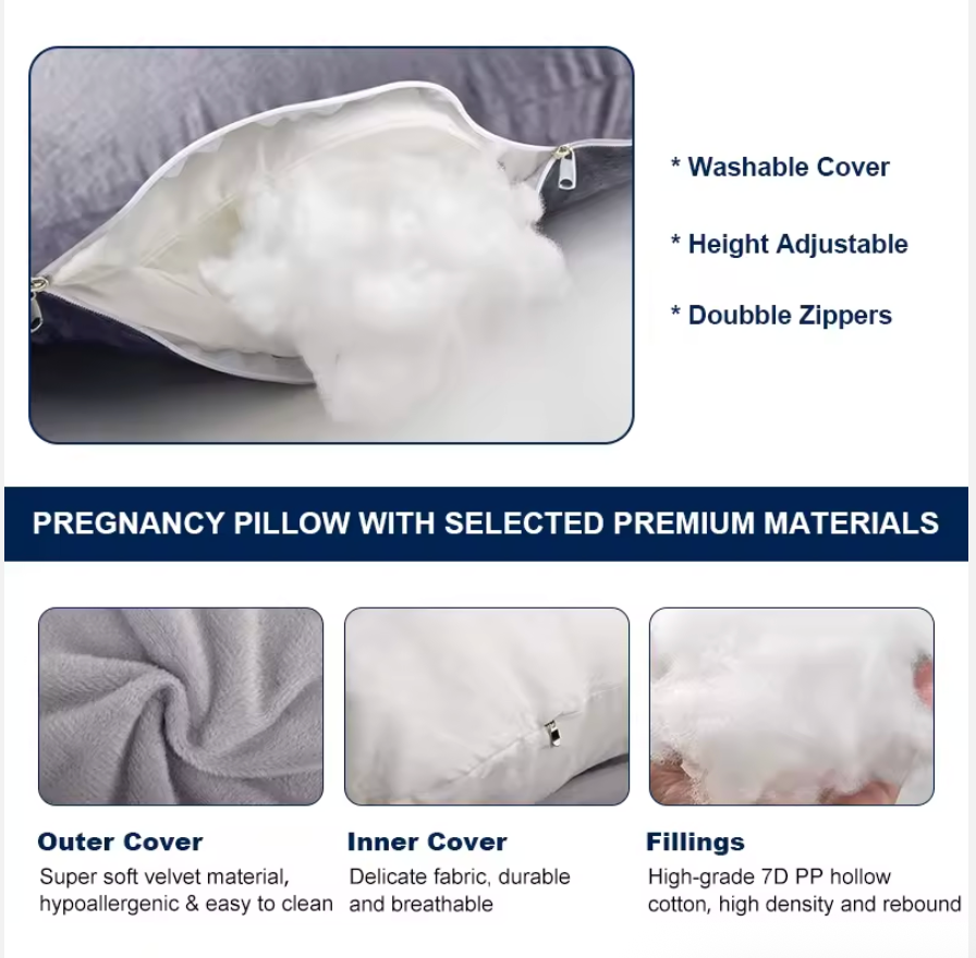 U-Shape Maternity Pillow Sleep Support