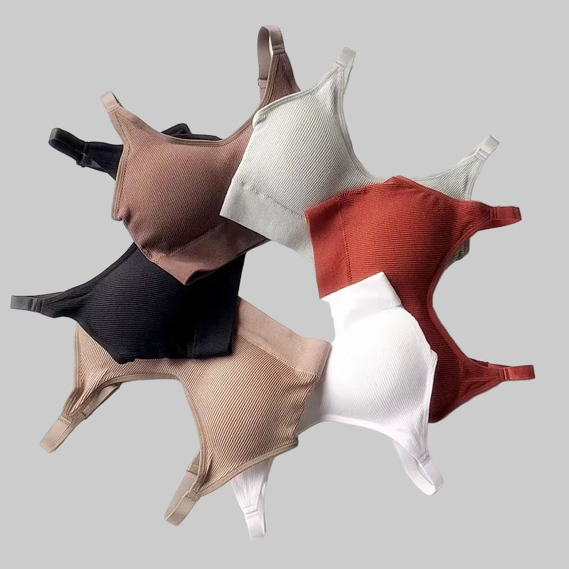 Sexy Underwear Women Gather No Steel Ring Lingerie Bra Tube Top Wrapped Chest Beauty Back Actival Cotton Thin Section Tube Top