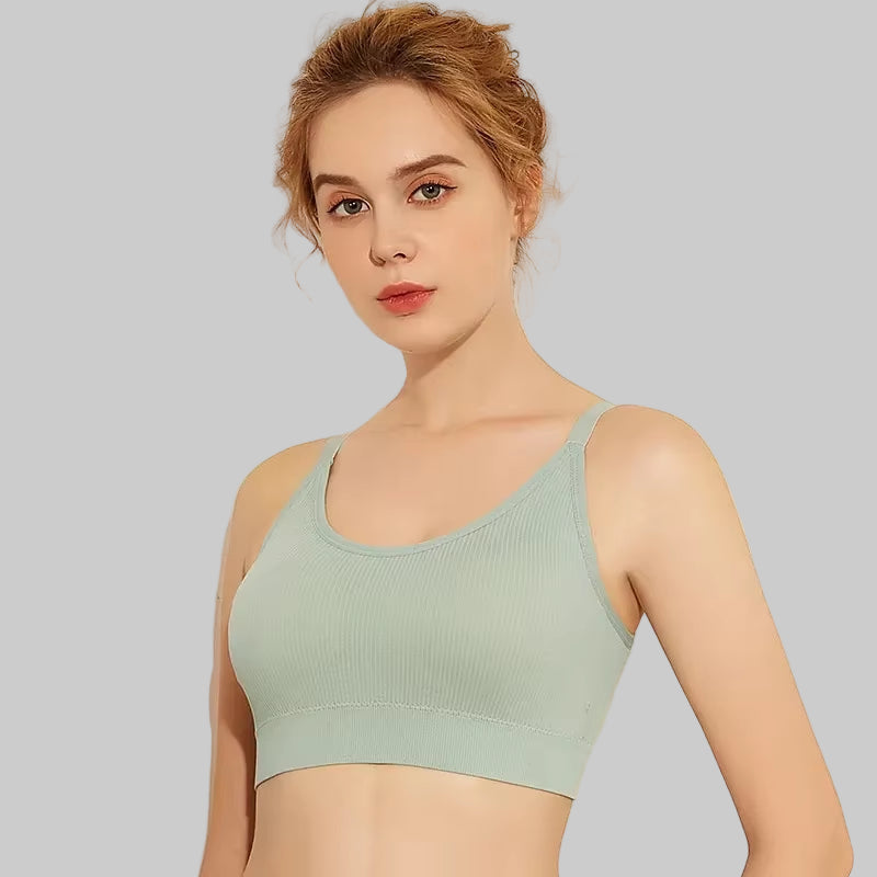 Sexy Underwear Women Gather No Steel Ring Lingerie Bra Tube Top Wrapped Chest Beauty Back Actival Cotton Thin Section Tube Top